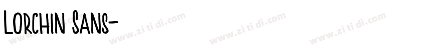 Lorchin Sans字体转换
